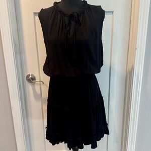 Elings sleeveless sundress, L, EUC, Black, Short length